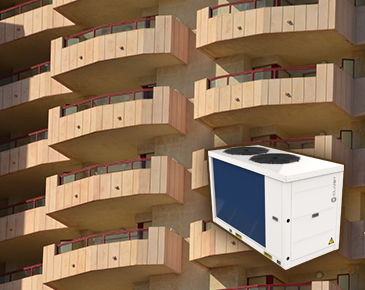 ELFOEnergy Sheen EVO: pompe à chaleur réversible pour les systèmes centralisés dans les immeubles à appartements