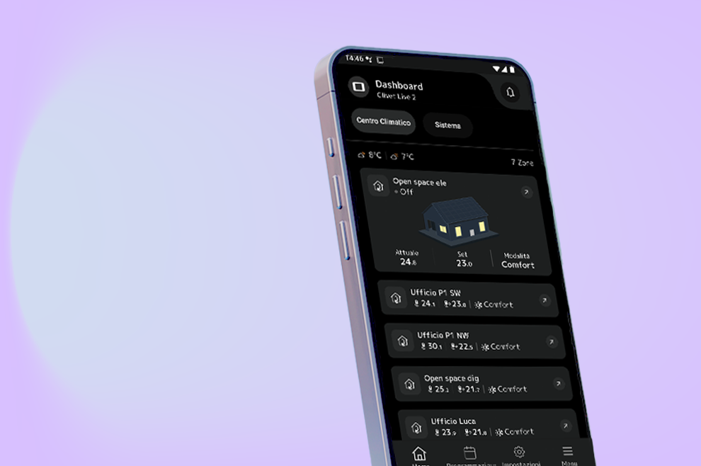 CONTROL4 NRG by Clivet: Ein Klick genügt. Bildtelefon mit Clivet Eye App.