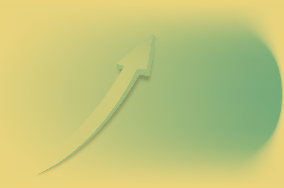 Grafische Darstellung mit einem Aufwärtspfeil – Rekordverdächtige Effizienz bei minimalem Verbrauch mit STELVIO