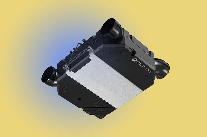 Installation einer kontrollierten mechanischen Lüftungsanlage mit thermodynamischer Wärmerückgewinnung