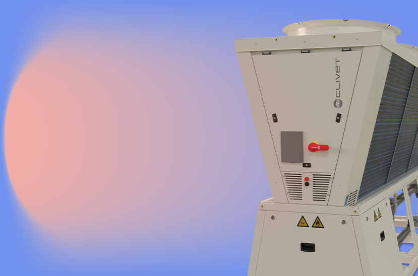Wärme- und Kälteenergie für die Luftaufbereitung mit Kaltwassersätzen und Wärmepumpen von Clivet