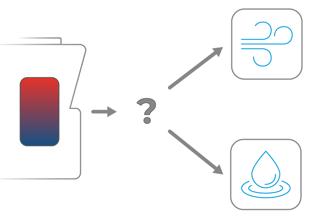 Luft- oder Wasserkondensation?