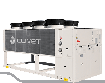 Chillers and heat pumps together with Air handling units for industry